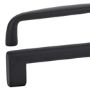 Contemporary Brass Pulls - Flat Black