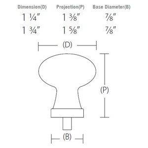 86401 - Hampton Crystal Cabinet Knob