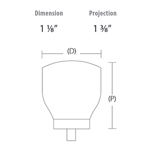 86562 - Juneau Crystal Cabinet Knob