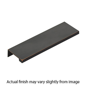 4"cc Edge Tab Pull - Oil Rubbed Bronze