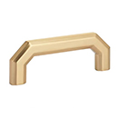 86614 - Hollywood Regency - 3.5" Riviera Pull - Satin Brass