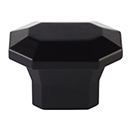 86613 - Hollywood Regency - 2" Riviera Rectangular Knob - Flat Black