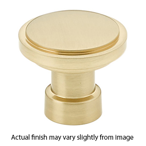 86697 - Industrial Modern - Haydon 1.25" Knob - Satin Brass