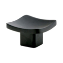 86317 - Mid Century Modern - 1.25" Basin Knob - Flat Black