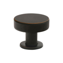 86321 - Mid Century Modern - 1" Cadet Knob - Oil Rubbed Bronze