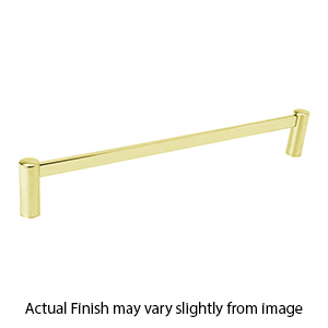 28023 - Modern Brass - 30" Towel Bar - Modern Rosette - Unlacquered Brass