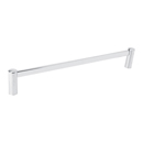 28024 - Modern Brass - 12" Towel Bar - Urban Modern Rosette - Polished Chrome