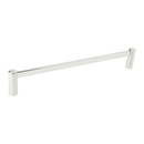 28024 - Modern Brass - 12" Towel Bar - Disk Rosette - Polished Nickel