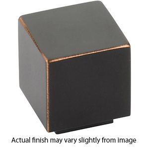 86700 - Modern Rectangular - Allerton 1" Knob - Oil Rubbed Bronze