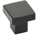 86702 - Modern Rectangular - Hunter 1.25" Knob - Flat Black