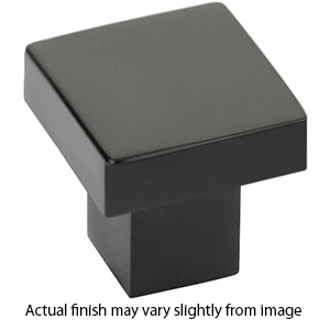 86702 - Modern Rectangular - Hunter 1.25" Knob - Flat Black