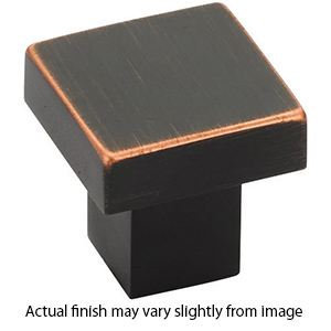 86702 - Modern Rectangular - Hunter 1.25" Knob - Oil Rubbed Bronze