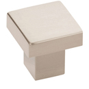 86702 - Modern Rectangular - Hunter 1.25" Knob - Satin Nickel