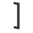 86711 - Modern Rectangular - Warwick 12"cc Appliance Pull - Flat Black