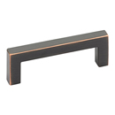 86705 - Modern Rectangular - Warwick 4"cc Pull - Oil Rubbed Bronze