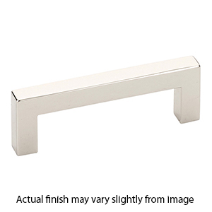 86705 - Modern Rectangular - Warwick 4"cc Pull - Polished Nickel