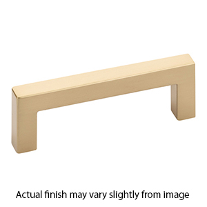 86708 - Modern Rectangular - Warwick 8"cc Pull - Satin Brass