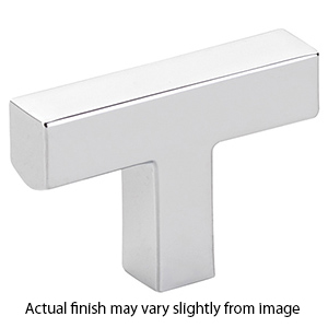 86726 - Modern Rectangular - 2" Warwick T-Knob - Polished Chrome