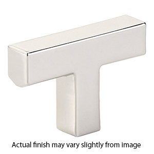 86726 - Modern Rectangular - 2" Warwick T-Knob - Polished Nickel