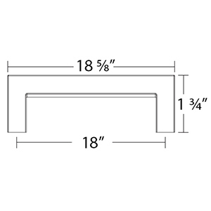 86674/86675 - Rustic Modern - Appliance Pull