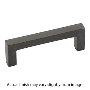 86669 MB - Rustic Modern - 5"cc Cabinet Pull - Medium Bronze