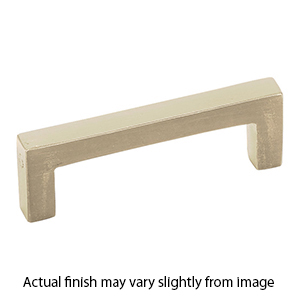 86672 TWB - Rustic Modern - 10"cc Cabinet Pull - Tumbled White Bronze