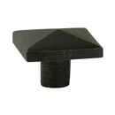 86145 - Sandcast Bronze - 1.25" Square Knob - Medium Bronze