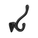 86106 - Sandcast Bronze - Robe Hook - Flat Black