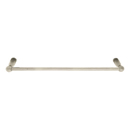 23024-2 - Sandcast Bronze - 12" Towel Bar - Type 2 Rosette - Tumbled White Bronze