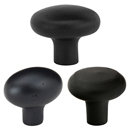 Sandcast Bronze Knobs - Flat Black