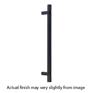 24" cc Select Knurled Appliance Bar Pull - Flat Black