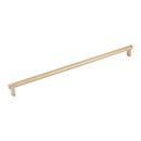 18" cc Select Knurled Cabinet Rectangular Pull - Satin Brass