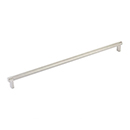 18" cc Select Knurled Cabinet Rectangular Pull - Satin Nickel