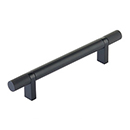 5" cc Select Knurled Cabinet Bar Pull - Flat Black