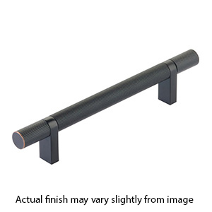 5" cc Select Knurled Cabinet Bar Pull - Oil Rubbed Bronze