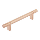 5" cc Select Knurled Cabinet Bar Pull - Satin Copper