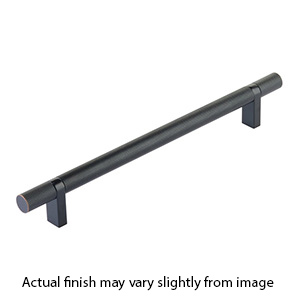 12" cc Select Knurled Cabinet Bar Pull - Oil Rubbed Bronze