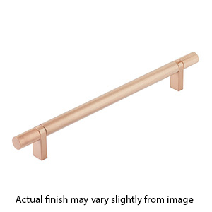 10" cc Select Knurled Cabinet Bar Pull - Satin Copper