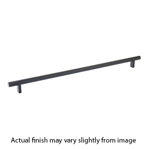 18" cc Select Knurled Cabinet Bar Pull - Flat Black