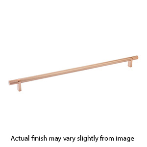 18" cc Select Knurled Cabinet Bar Pull - Satin Copper