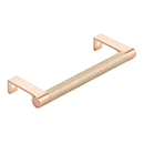 5.25" cc Select Knurled Cabinet Edge Pull - Satin Copper