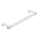 8.25" cc Select Knurled Cabinet Edge Pull - Satin Nickel