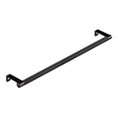 18.25" cc Select Knurled Cabinet Edge Pull - Flat Black