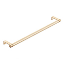 18.25" cc Select Knurled Cabinet Edge Pull - Satin Brass