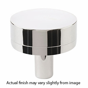 1-1/4" Select Smooth Cabinet Knob - Polished Nickel