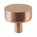 1-1/4" Select Smooth Cabinet Knob - Satin Copper