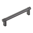 5" cc Select Smooth Cabinet Rectangular Pull - Flat Black