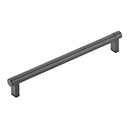 8" cc Select Smooth Cabinet Rectangular Pull - Flat Black