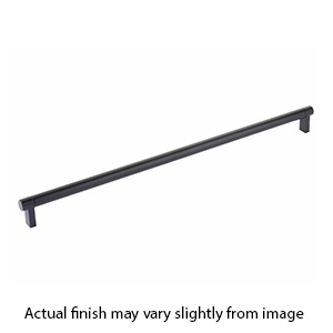 18" cc Select Smooth Cabinet Rectangular Pull - Flat Black