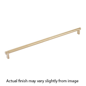 18" cc Select Smooth Cabinet Rectangular Pull - Satin Brass